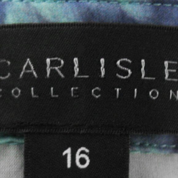 Carlisle Collection Silk Draped Top Wearable Art  Size 16 NWT - Picture 6 of 9